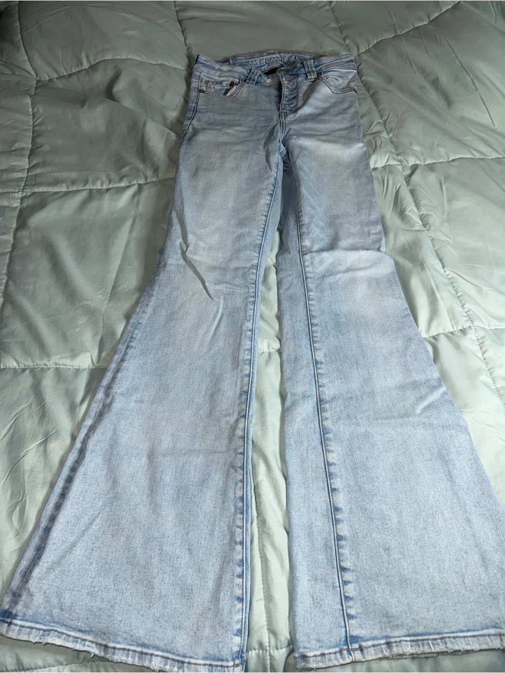American Eagle Outfitters Light Wash Flare Jeans